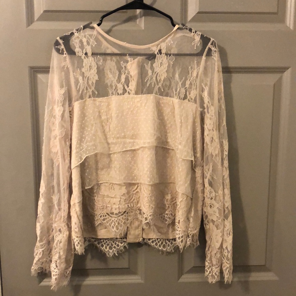 Light Pink American Eagle blouse, Size: Large